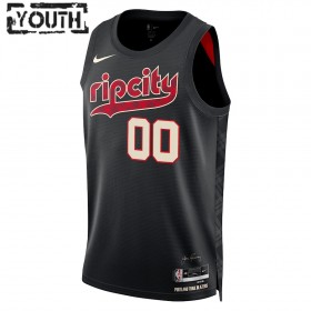 Maillot Basket Enfant Portland Trail Blazers Personnalisé 2023-24 Nike City Edition Swingman